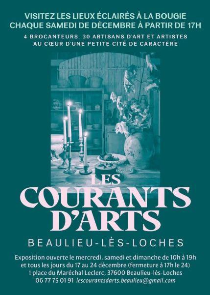 Les Courants d'Arts à la bougie