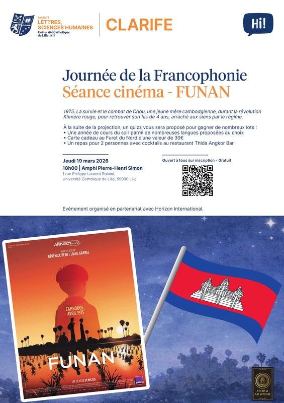Journée de la francophonie - Projection Funan