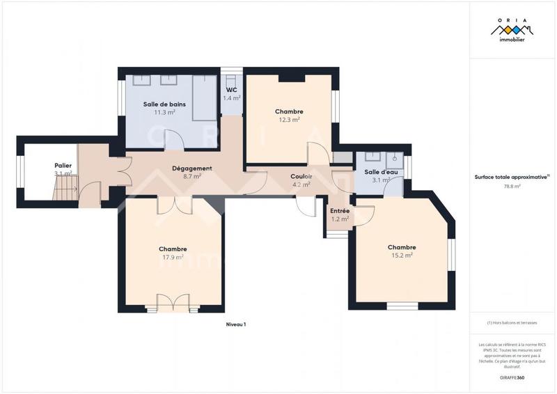 Maison de maîtres - 196 m² - 8 pièces