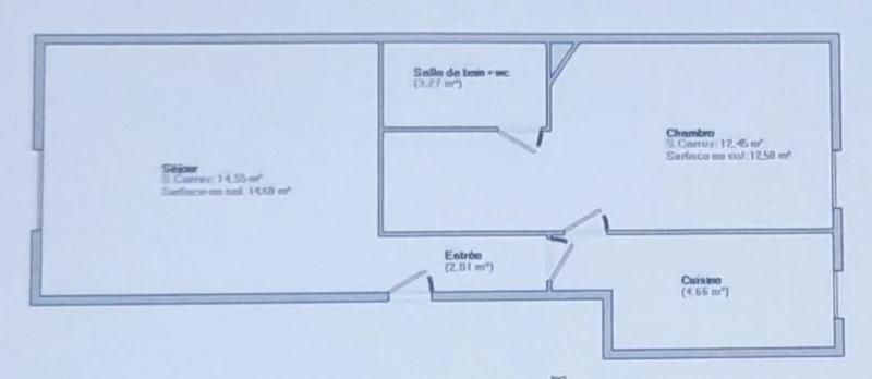 Appartement - 37 m² - 2 pièces