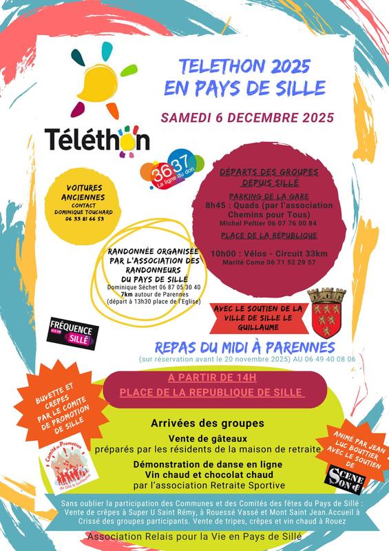 Téléthon en Pays de Sillé