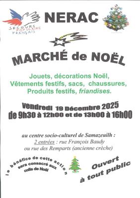 Marché de Noël du Secours Populaire