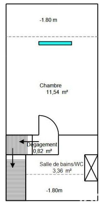 Appartement - 47 m² - 2 pièces