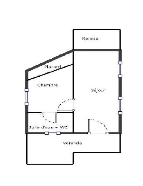 Maison - 31 m² - 2 pièces
