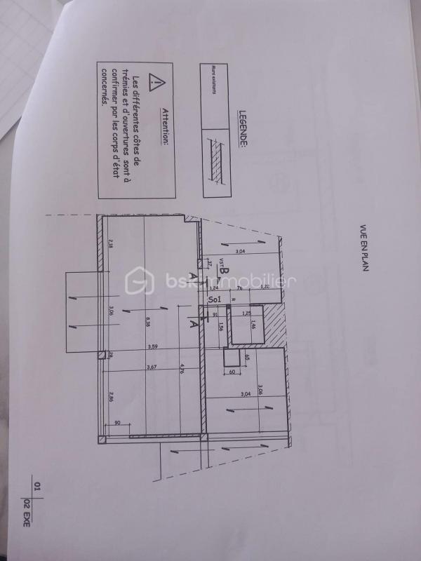 Appartement - 53 m² - 3 pièces