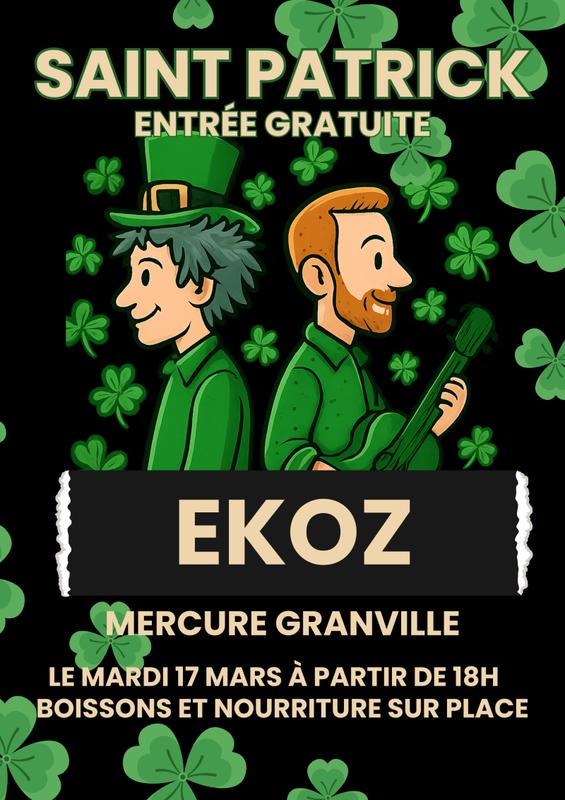 Saint-Patrick Party avec Ekoz