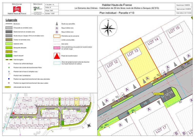 Terrain constructible - 292 m²