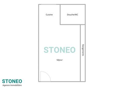 Appartement ancien - 10 m² - 1 pièce