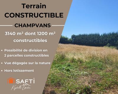 Terrain - 3 140 m²