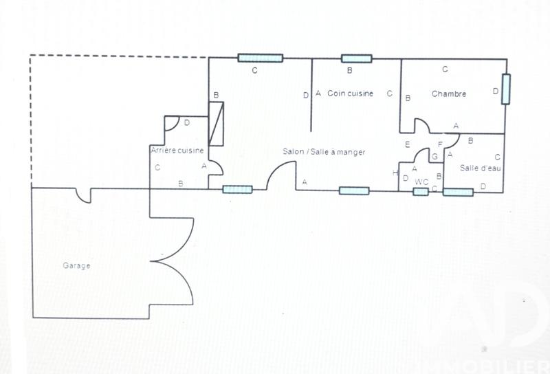 Maison - 61 m² - 3 pièces