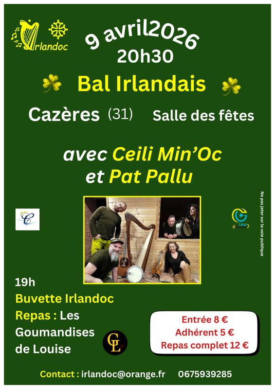 Bal Irlandais avec Animation Danse