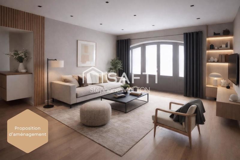 Appartement - 76 m² - 3 pièces