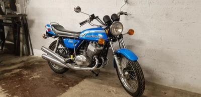 Kawasaki H2 750 kawasaki bleu 0750 687