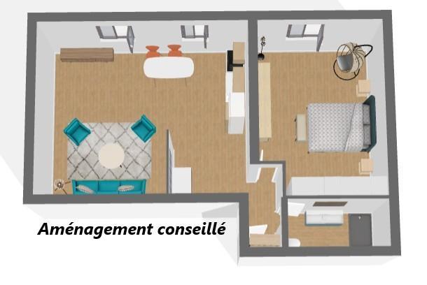 Appartement - 41 m² - 2 pièces