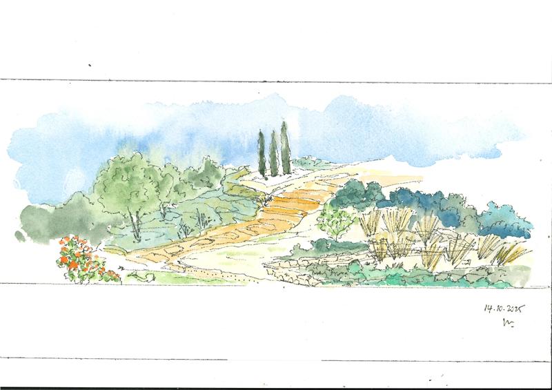 Stage d'aquarelle : Villages de Provence