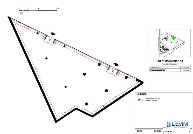 Local commercial - 241 m²