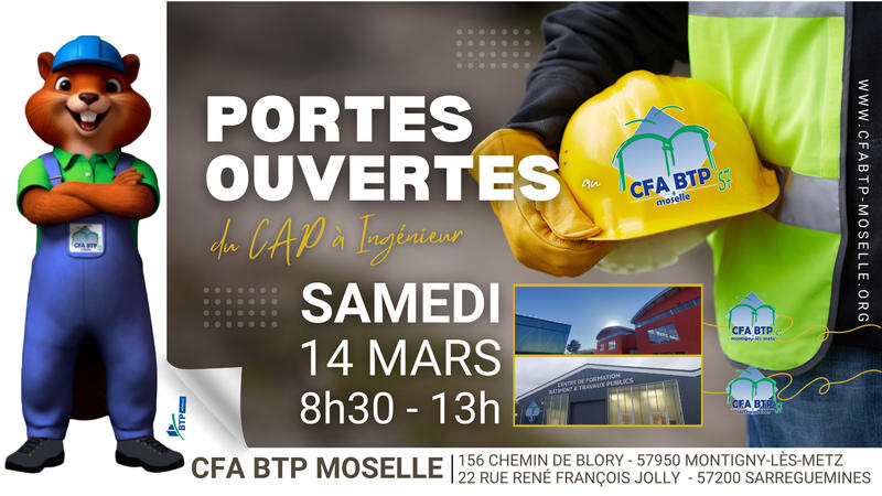 Portes Ouvertes au Cfa Btp Moselle
