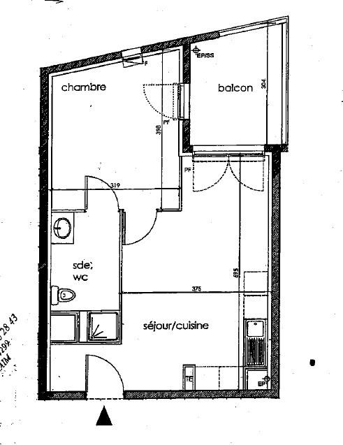 Appartement - 39 m² - 2 pièces