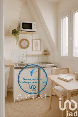 Studio - 9 m² - 1 pièce