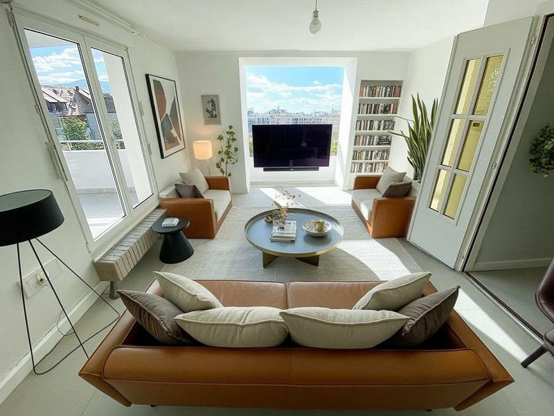 Appartement - 80 m² - 3 pièces