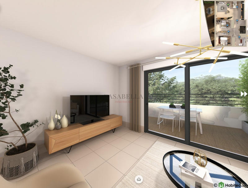 Appartement - 74 m² - 3 pièces