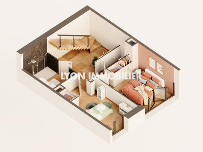 Appartement - 80 m² - 4 pièces