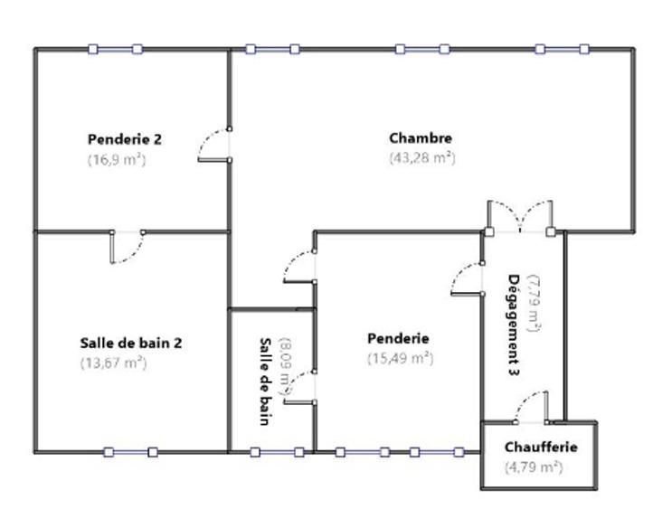 Appartement - 230 m² - 6 pièces