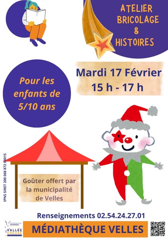 Atelier bricolage et histoires