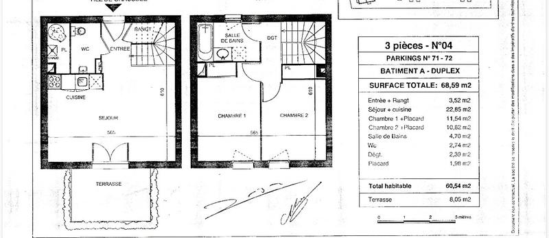 Maison - 60 m² - 3 pièces