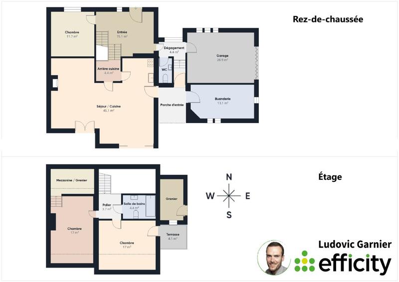 Maison - 108 m² - 4 pièces