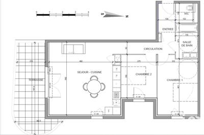 Appartement - 68 m² - 3 pièces