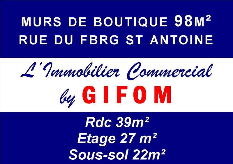 Magasins - 98 m² - 2 pièces