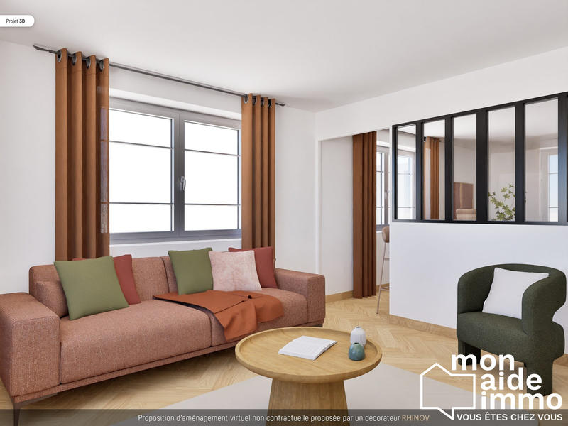 Appartement - 95 m² - 3 pièces