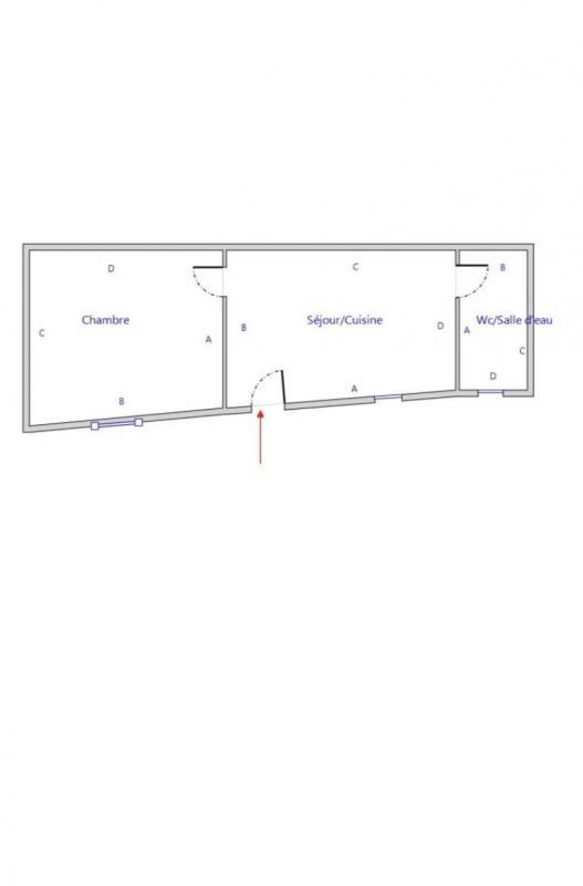 Appartement - 30 m² - 2 pièces