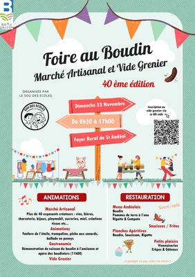 40 ème édition de la Foire au boudin - Vide-grenier