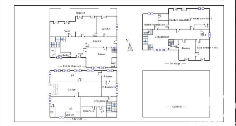 Maison de maîtres - 250 m² - 8 pièces