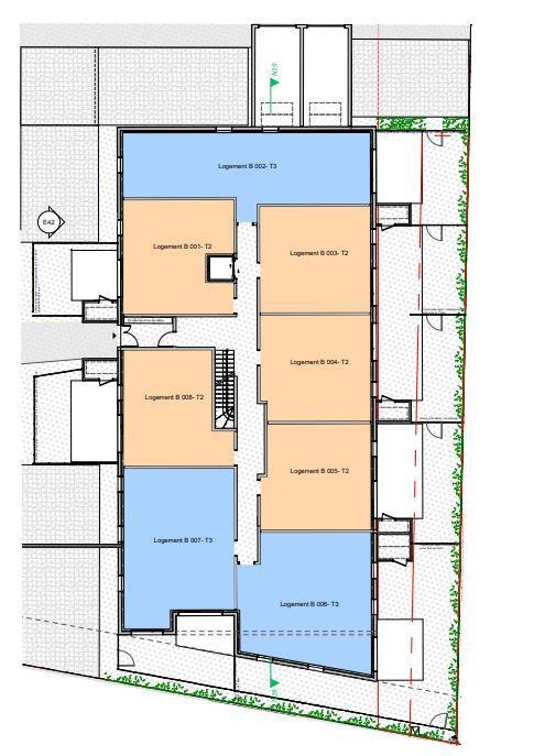 Appartement - 65 m² - 3 pièces