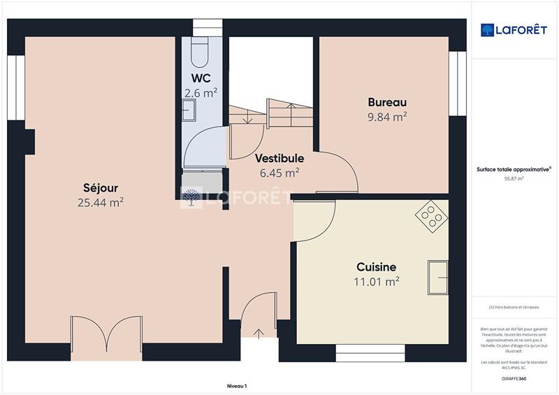 Maison - 100 m² - 5 pièces