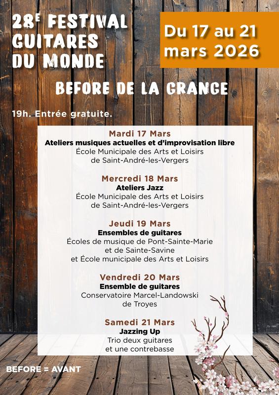Festival Guitares du Monde - les "Before" de la Grange