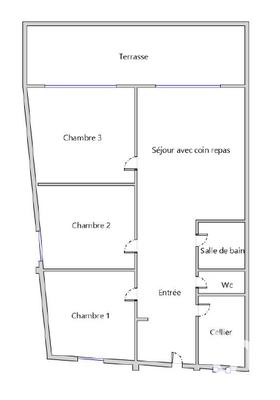 Appartement - 70 m² - 4 pièces