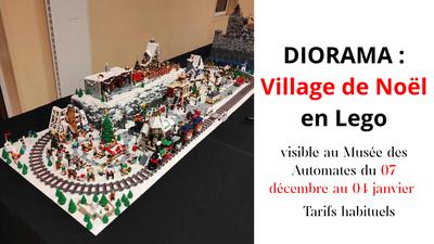 Fous de Lego - Diorama « Village de Noël »