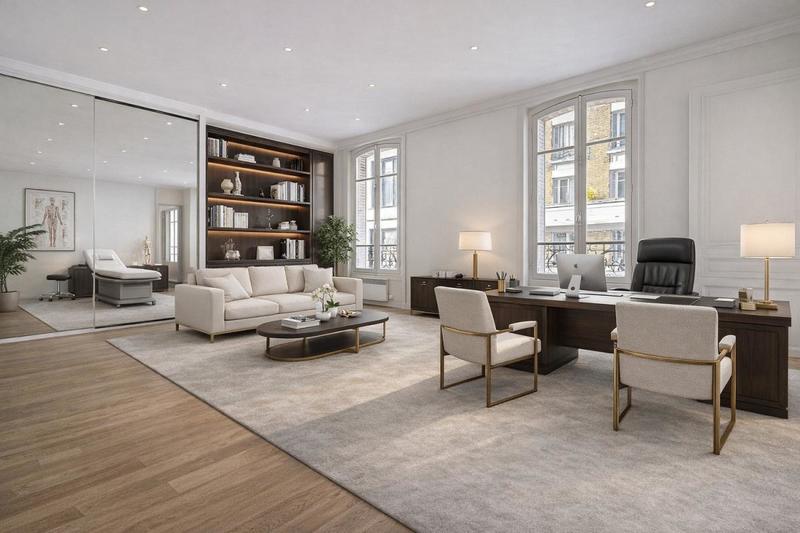 Bureau - 50 m² - 3 pièces