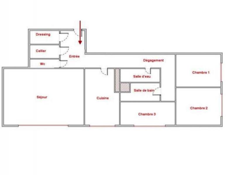 Appartement - 94 m² - 5 pièces