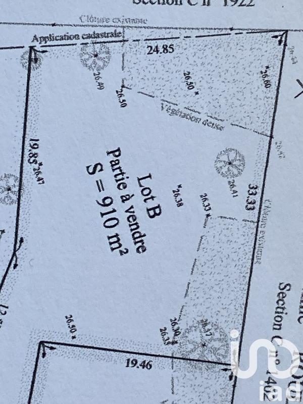 Terrain - 910 m²