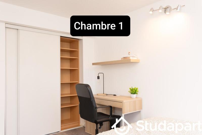 Chambre - 9 m² - 1 pièce