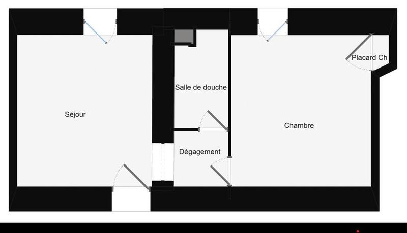 Appartement - 30 m² - 2 pièces