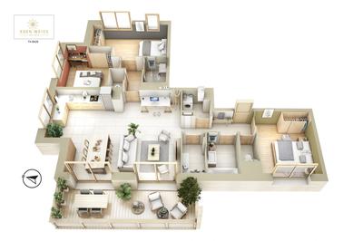 Appartement - 99 m² - 4 pièces