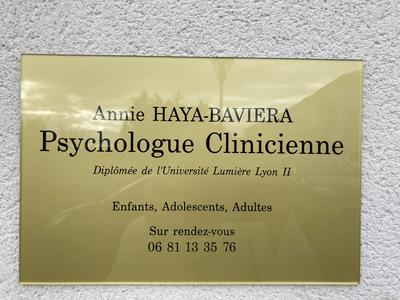 Psychologue clinicienne - Annie Haya-Baviera