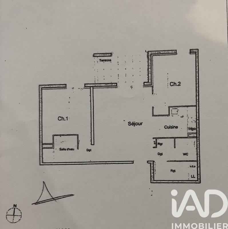 Appartement - 63 m² - 3 pièces