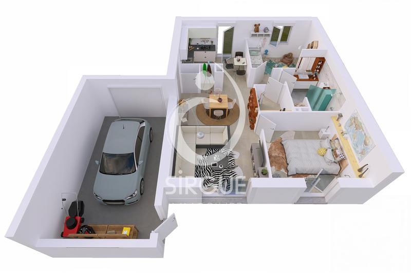 Maison - 65 m² - 4 pièces